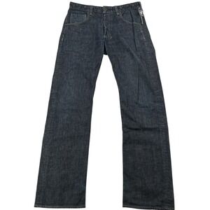 Rag & Bone Jeans Mens 32x33 Blue Straight Leg Button Fly Made In USA Vintage NWT